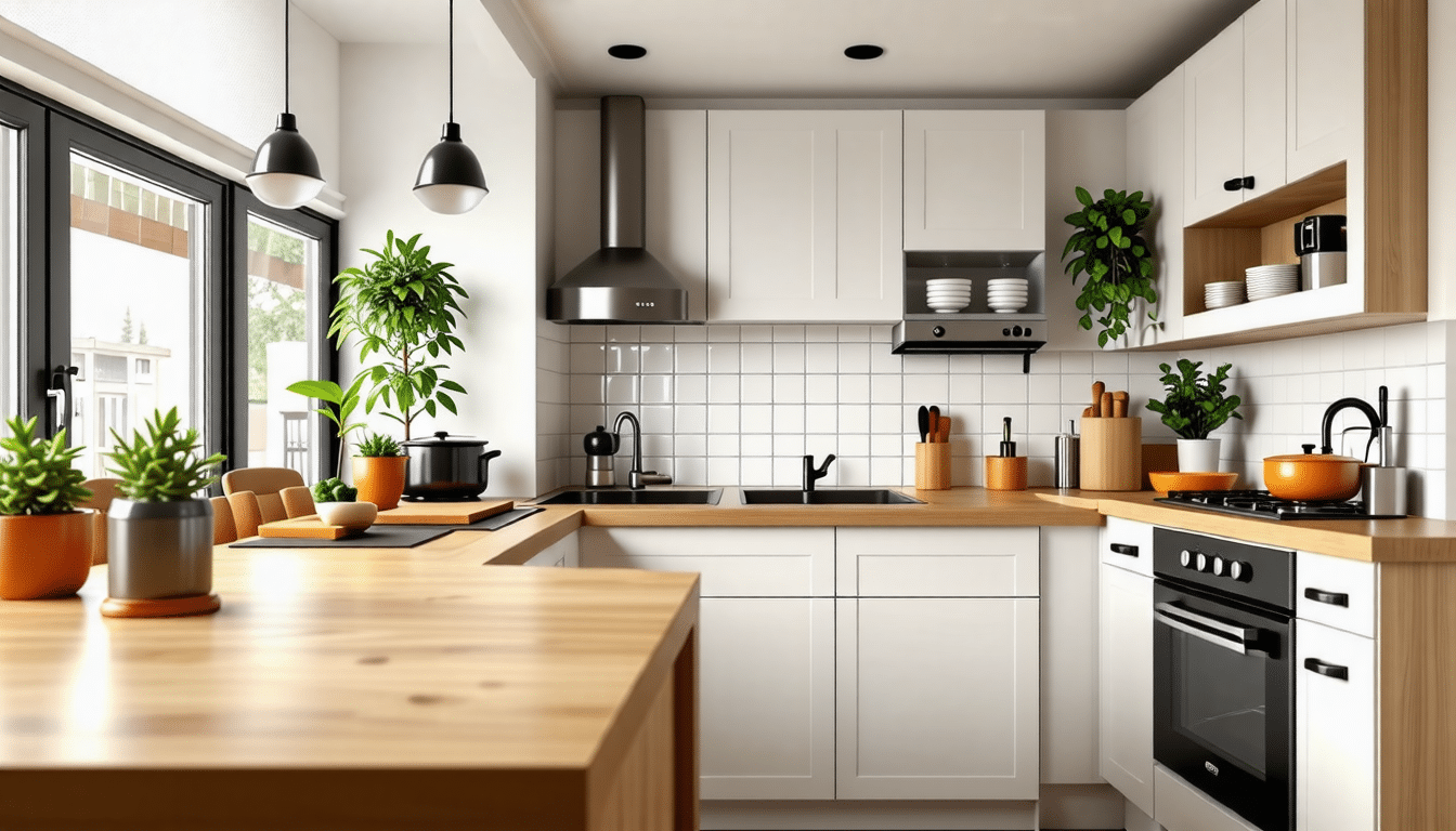 découvrez nos conseils pour agrandir visuellement une petite cuisine et maximiser l'espace disponible avec style et ingéniosité.