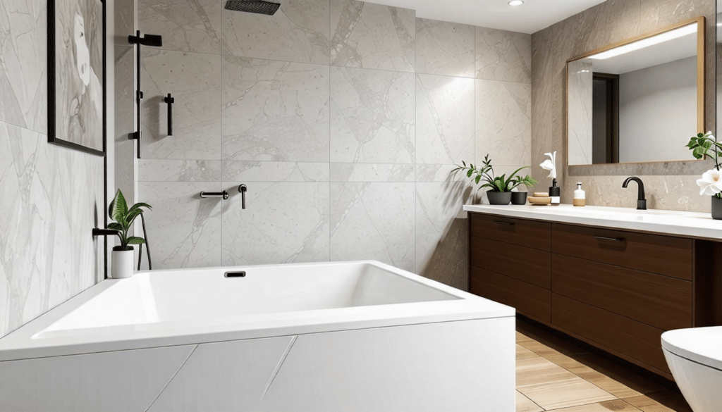 découvrez comment rehausser le design de votre salle de bain en un temps record grâce à nos conseils d'aménagement et de décoration.