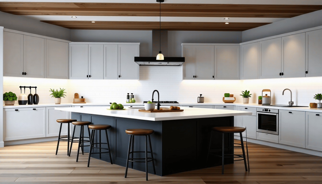 découvrez nos conseils pour aménager une cuisine avec un îlot central et optimiser l'espace de votre cuisine avec style et fonctionnalité.
