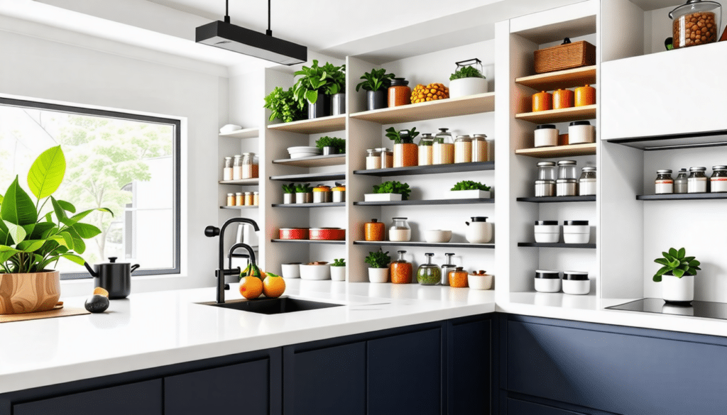 découvrez des idées créatives pour intégrer des solutions de rangement originales dans votre cuisine et optimiser l'espace disponible.