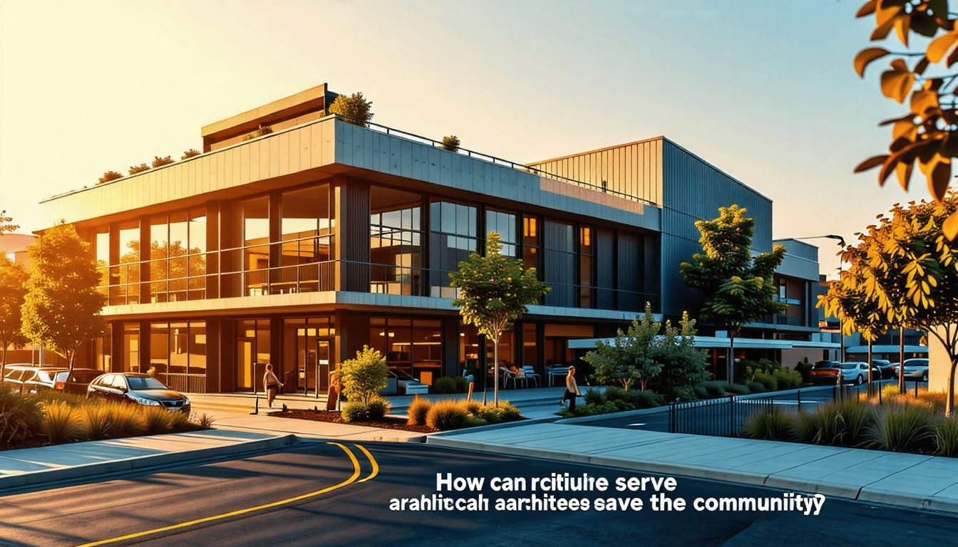découvrez comment l'architecture peut être un levier pour servir la communauté et améliorer la vie quotidienne de ses habitants.