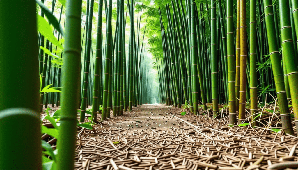 découvrez la beauté et l'exotisme d'une bambouseraie, un havre de paix où vous pourrez admirer une végétation luxuriante et une flore tropicale unique.
